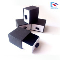 Caja de regalo de la caja de papel del cajón de la cartulina de la joyería del color blanco negro agradable